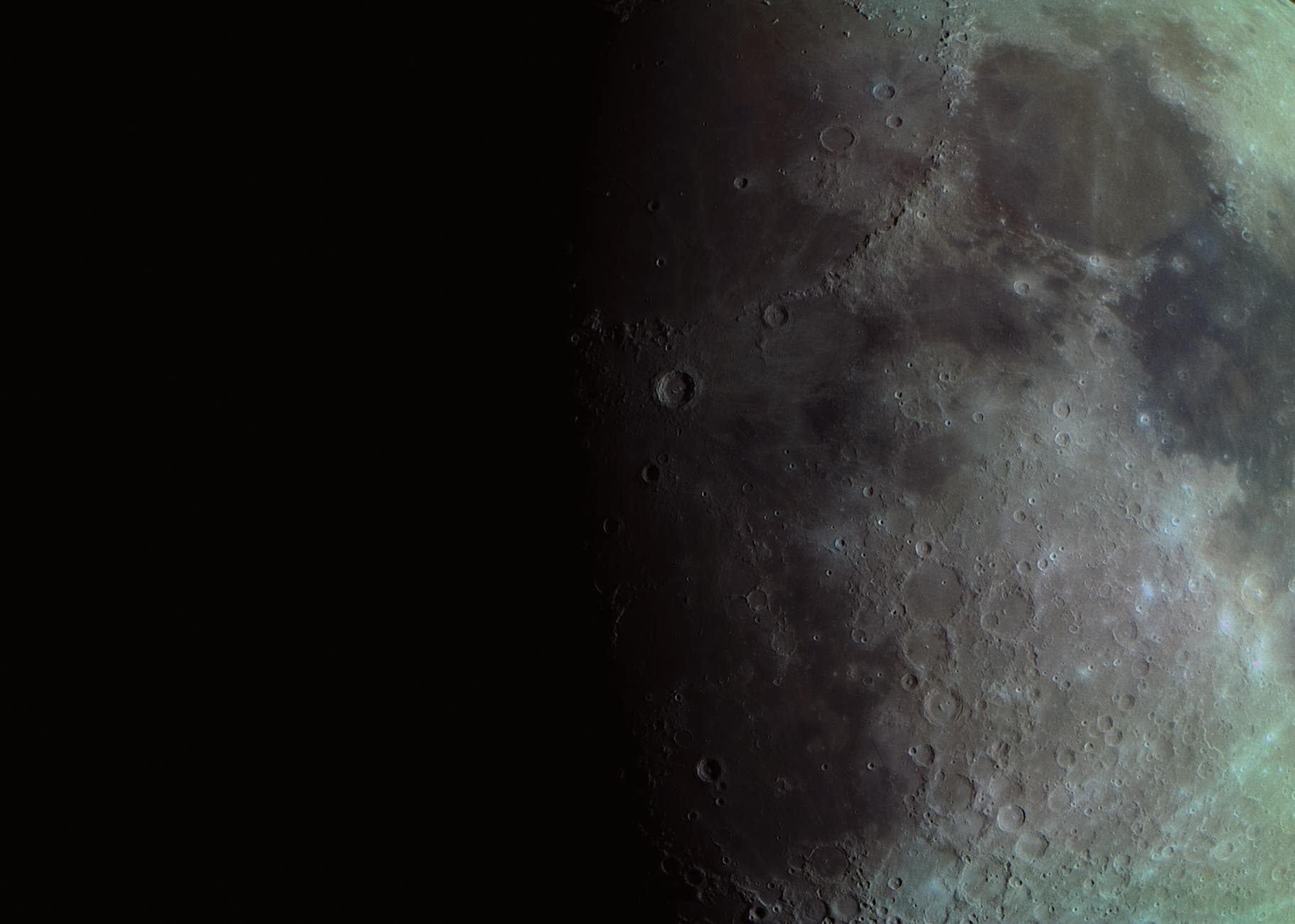 High-resolution image showcasing the moon's craters and surface textures.